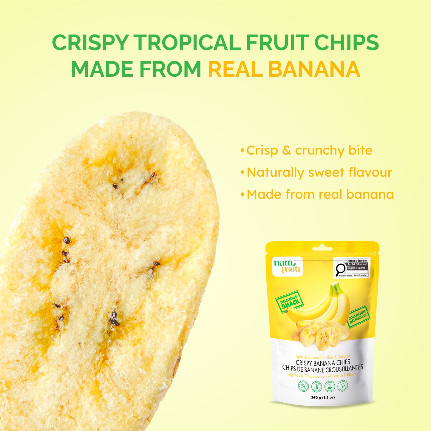 Crispy Banana Chips 240g